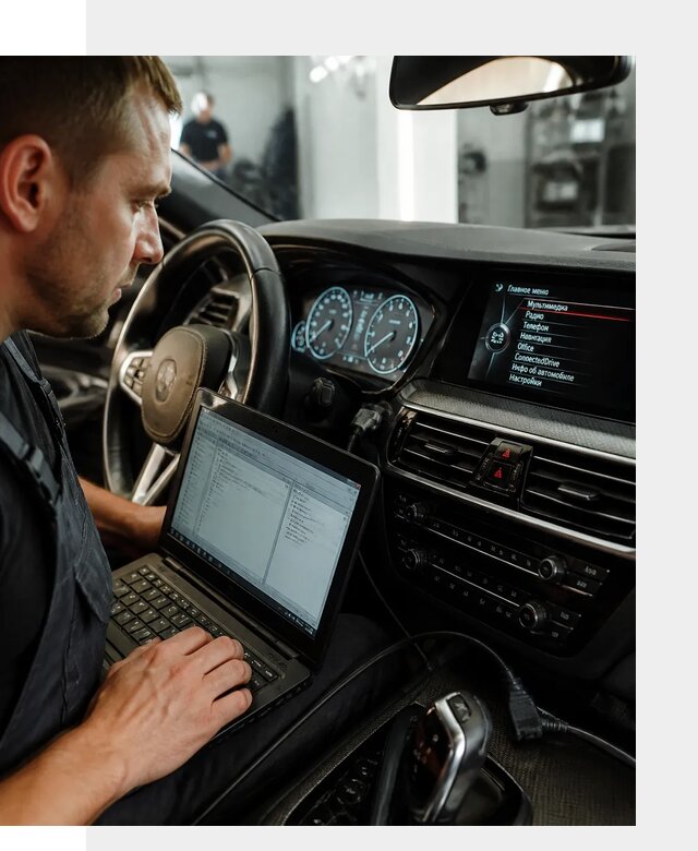 Русификация приборной панели BMW для авто в Нягани от компании