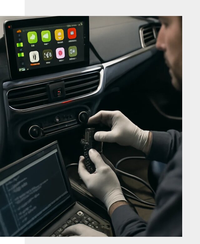 Активация Apple CarPlay в Нягани для штатной мультимедиа
